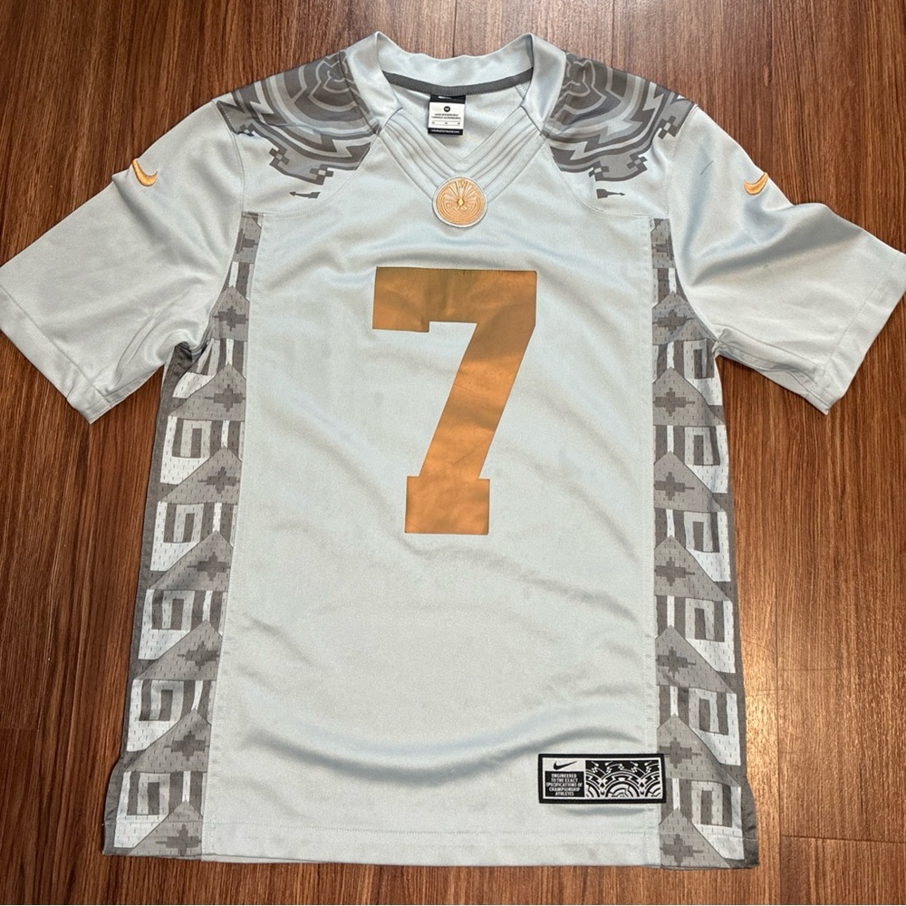 Men's Nike 2015 Super Bowl 49 (XLIX)  Desert Journey #7 Football Jersey  Medium